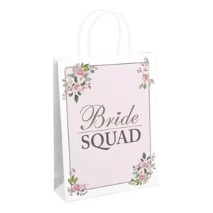 DELUXE FLORAL BRIDE SQUAD BAG