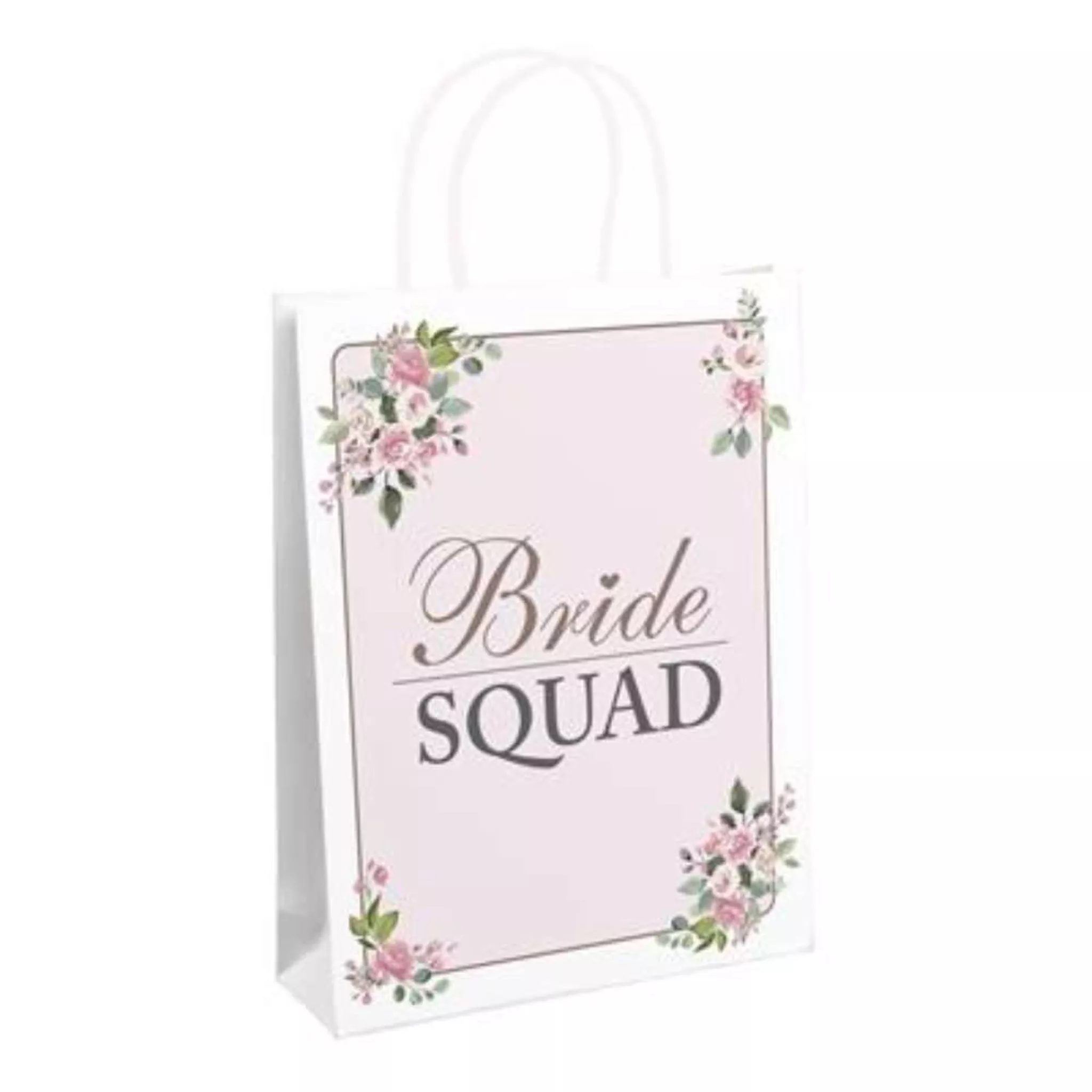 DELUXE FLORAL BRIDE SQUAD BAG