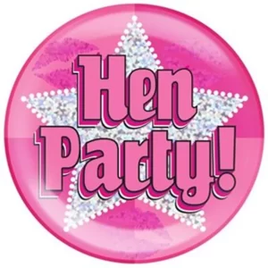 HEN PARTY JUMBO BADGE
