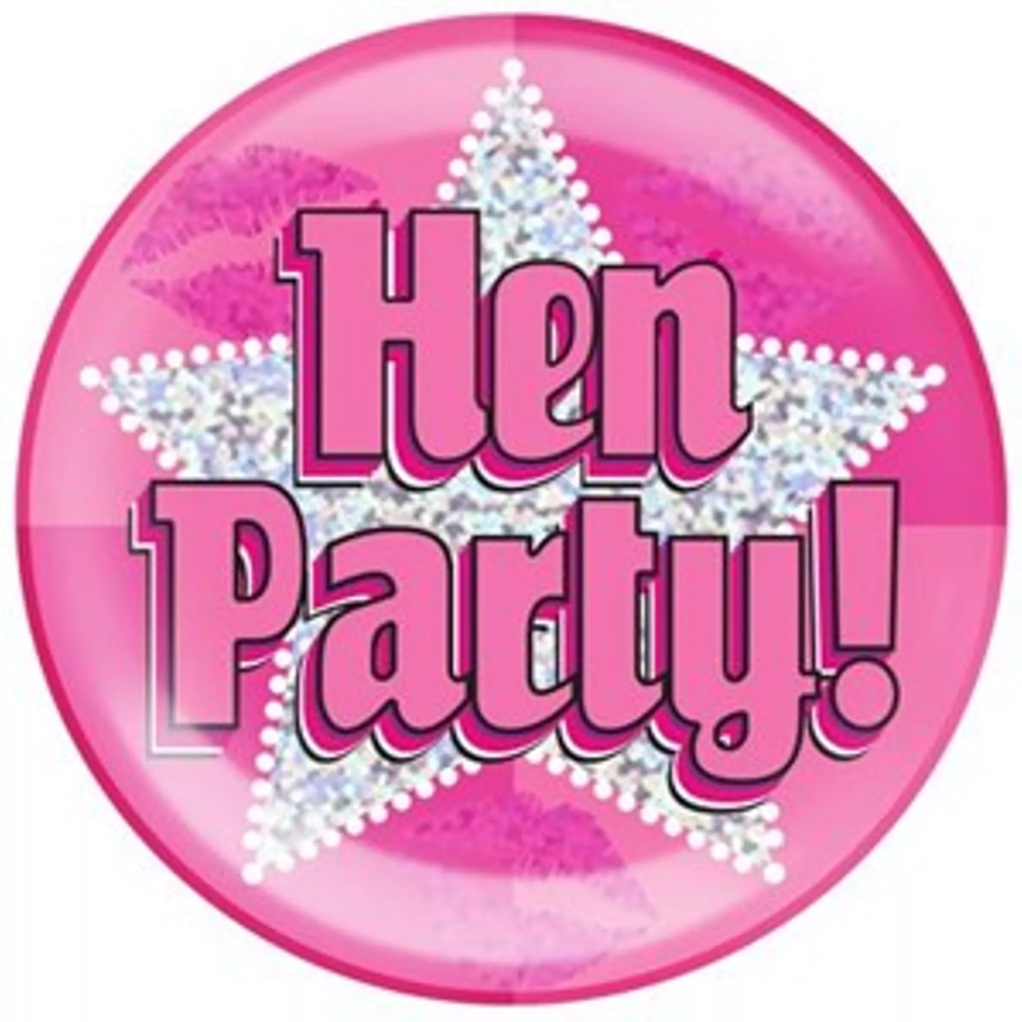 HEN PARTY JUMBO BADGE