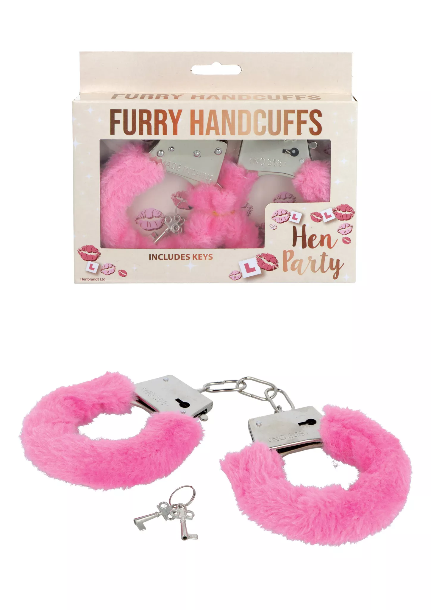 PINK FURRY HANDCUFFS