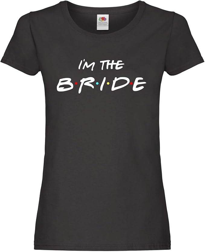 BLACK I'M THE BRIDE T-SHIRT