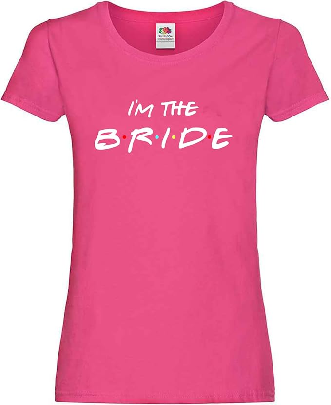 PINK I'M THE BRIDE T-SHIRT