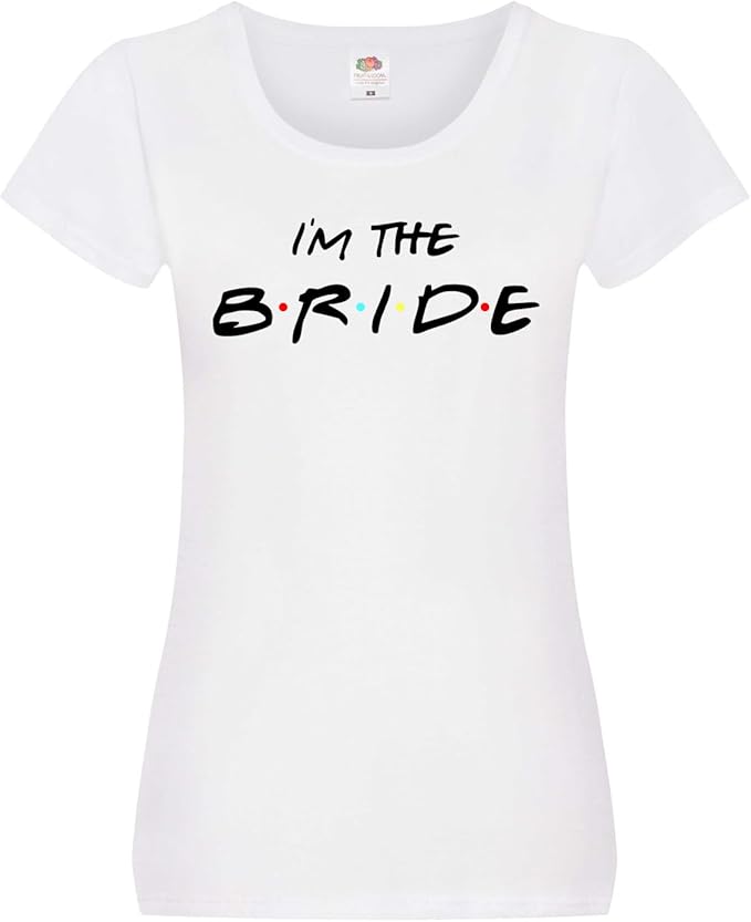 WHITE I'M THE BRIDE T-SHIRT