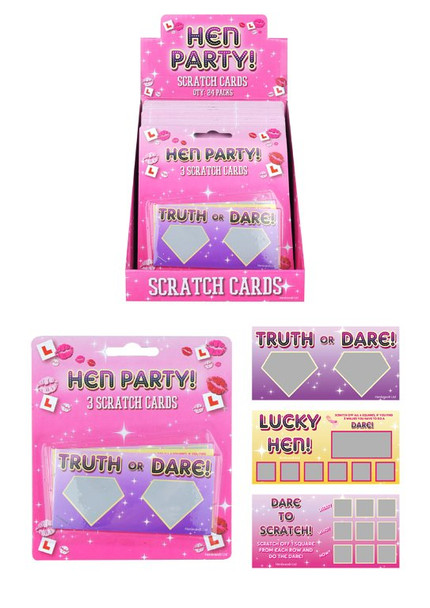 HEN PARTY SCRATCH CARDS